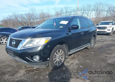 2013 Nissan Pathfinder Sl from USA, damaged, VIN 5N1AR2MM6DC629975